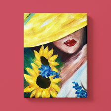 Sonnenblumenkuss