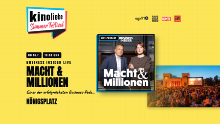 Macht & Millionen — Open-Air-Live-Podcast — Kinoliebe 2026 · LED