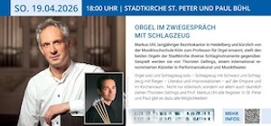 Orgel im Zwiegespräch mit Schlagzeug