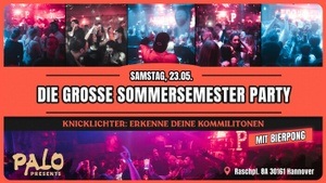 Sommersemester Party - Palo | Sa, 23.05.
