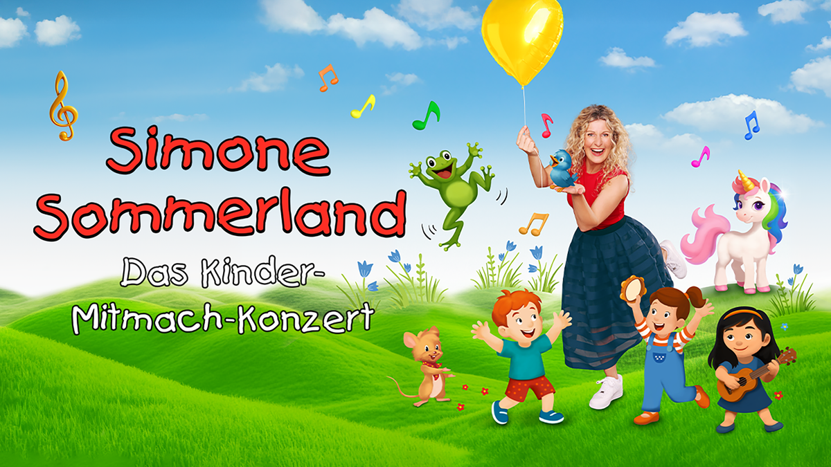 Titelbild der Veranstaltung Simone Sommerland - Kinder-Mitmach-Konzert