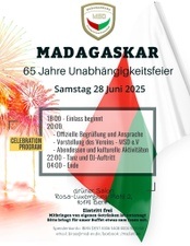 Madagaskar 65 Jahre Unabhängigkeitsfeier