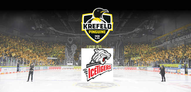 Krefeld Pinguine vs. Nürnberg Ice Tigers - Spieltag 15