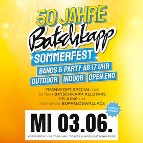 50 Jahre BATSCHKAPP SOMMERFEST