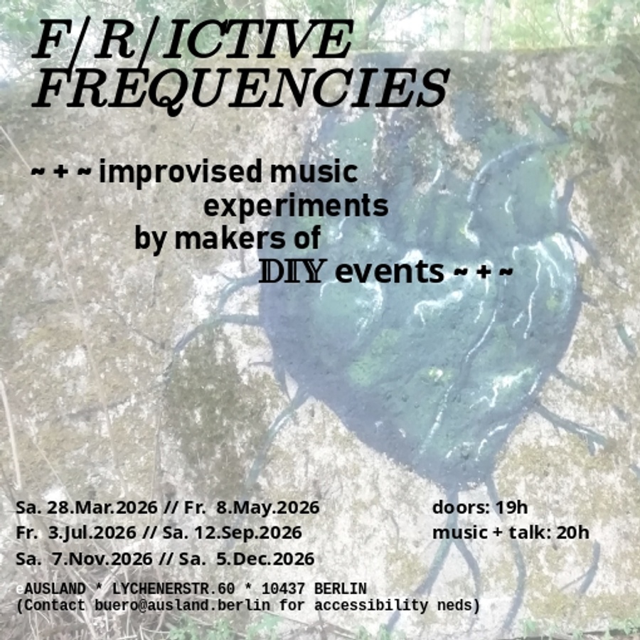 LUN ÁRIO / MUNSHA /  DUCHAMP / FRICTIVE FREQUENCIES