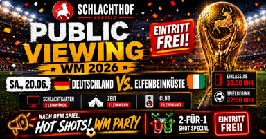 ⚽PUBLIC VIEWING⚽Deutschland – Elfenbeinküste