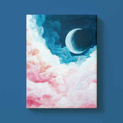 Zuckerwatte–Wolken