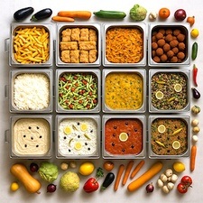 Vegan-vegetarisch: Abendtafel mit Ronja