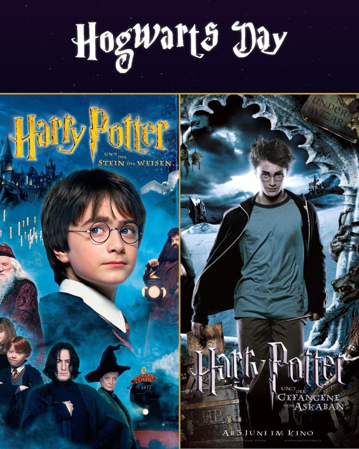Titelbild der Veranstaltung 25 Jahre Harry Potter. Hogwarts Day mit Double Feature und Stargast Max Felder