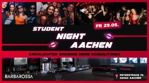 Student Night Aachen - Barbarossa | Fr, 29.05.