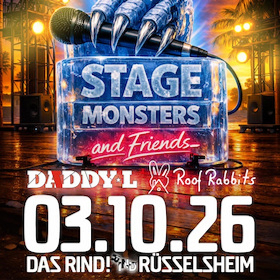 Titelbild der Veranstaltung Stagemonsters & Friends mit Daddy-L & Roof Rabbits