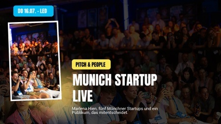 Munich Startup × Kinoliebe — Pitch & People Live & Pitch Contest — Kinoliebe 2026 · LED