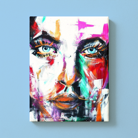 Abstraktes Portrait