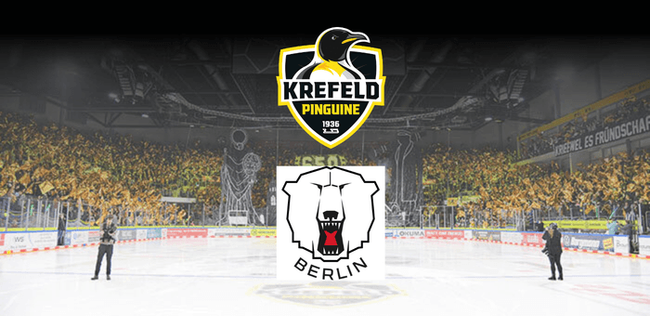 Krefeld Pinguine vs. Eisbären Berlin - Spieltag 51