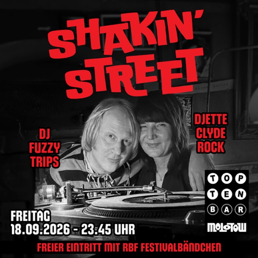 Titelbild der Veranstaltung SHAKIN' STREET - IT'S GOT THE BEAT !