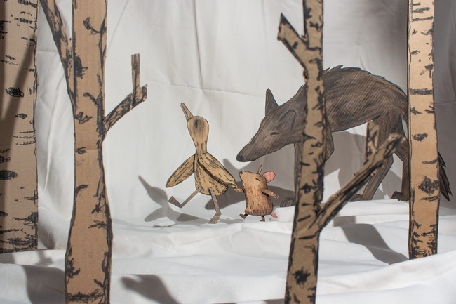 Der Wolf, die Ente und die Maus