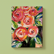 Abstrakter Blumenstrauß