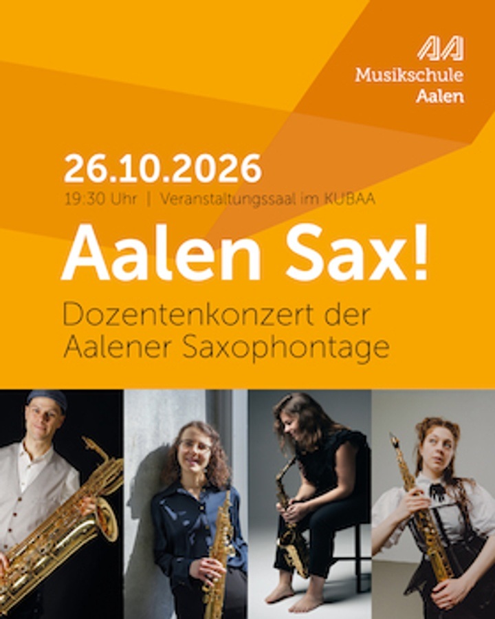 Titelbild der Veranstaltung Aalen Sax!