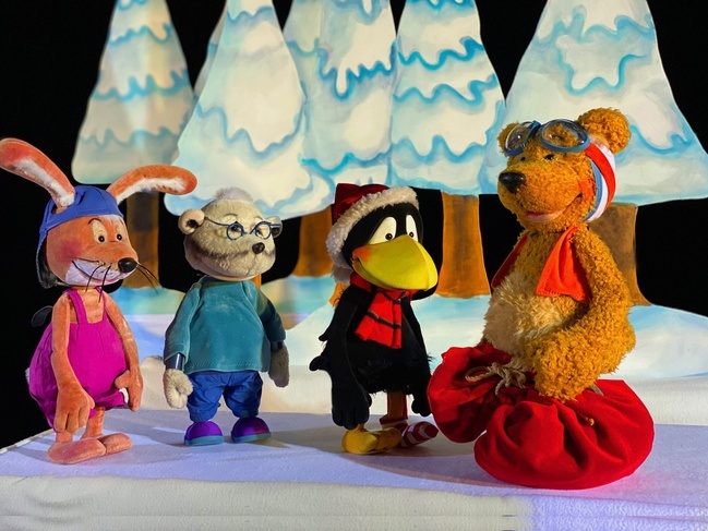 Der kleine Rabe Socke feiert Weihnachten: Kammerpuppenspiele Bielefeld
