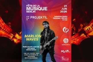 Marlion Waves Live l Electronic Crossover E-Gitarre, Techno & Psytech
PROJEKTIL invites MYZL & Cosmic Code
Eine 360° immersive Audiovisual Experience