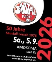 Saustall Party mit Amokoma und DJ