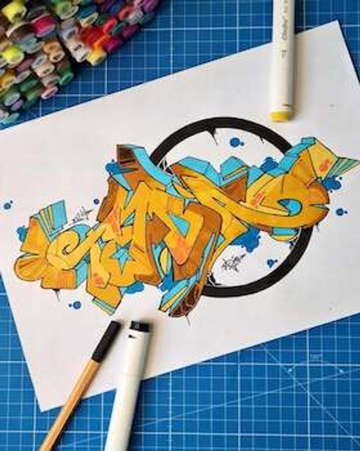 Titelbild der Veranstaltung Grafik, Scetch, Graffiti Kurs