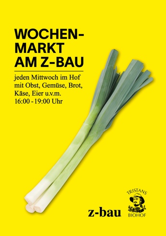 Wochenmarkt am Z-Bau goes Feierabendmarkt