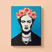 ArtNight Klassik: Frida Kahlo Acryl Collage