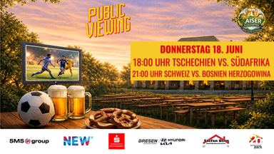 Public Viewing CZE vs. RSA & SUI vs. BIH