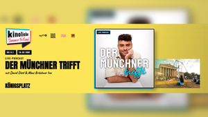 Der Münchner trifft — Open-Air-Live-Podcast vor der Festival-Eröffnung — Kinoliebe 2026 · LED