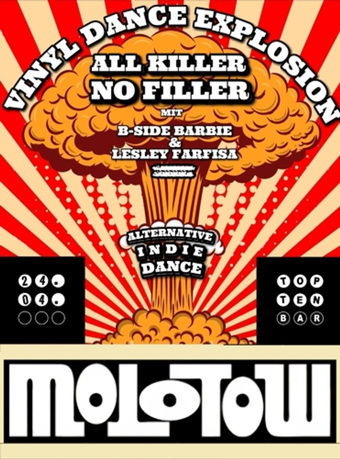 Titelbild der Veranstaltung VINYL DANCE EXPLOSION - ALTERNATIVE INDIE DANCE