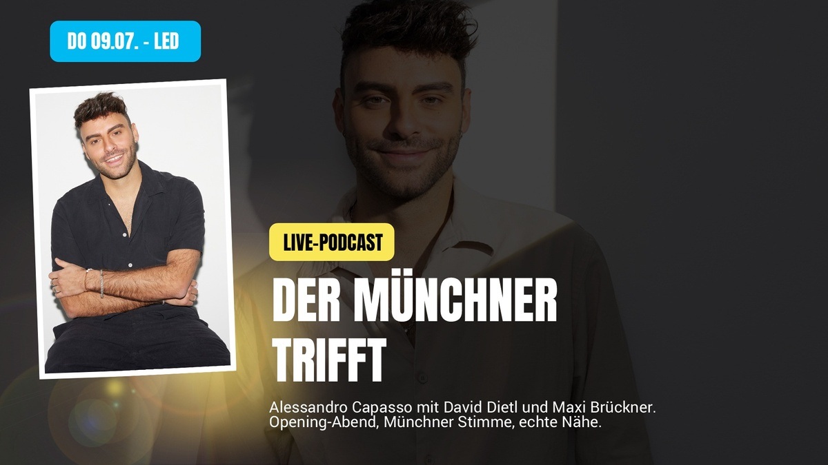 Der Münchner trifft — Open-Air-Live-Podcast vor der Festival-Eröffnung — Kinoliebe 2026 · LED