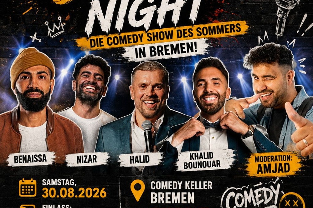 XXL Comedy Night: Khalid Bounouar, Benaissa, Nizar, Halid TV & Amjad