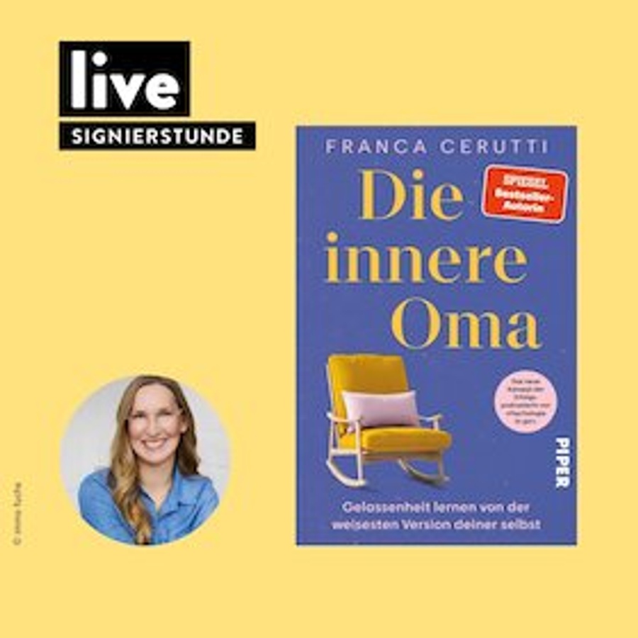 Titelbild der Veranstaltung SIGNIERSTUNDE: "Die innere Oma"