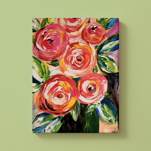 Abstrakter Blumenstrauß