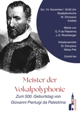 Konzert Vokalensemble St. Dionysius