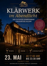 „Klärwerk im Abendlicht“