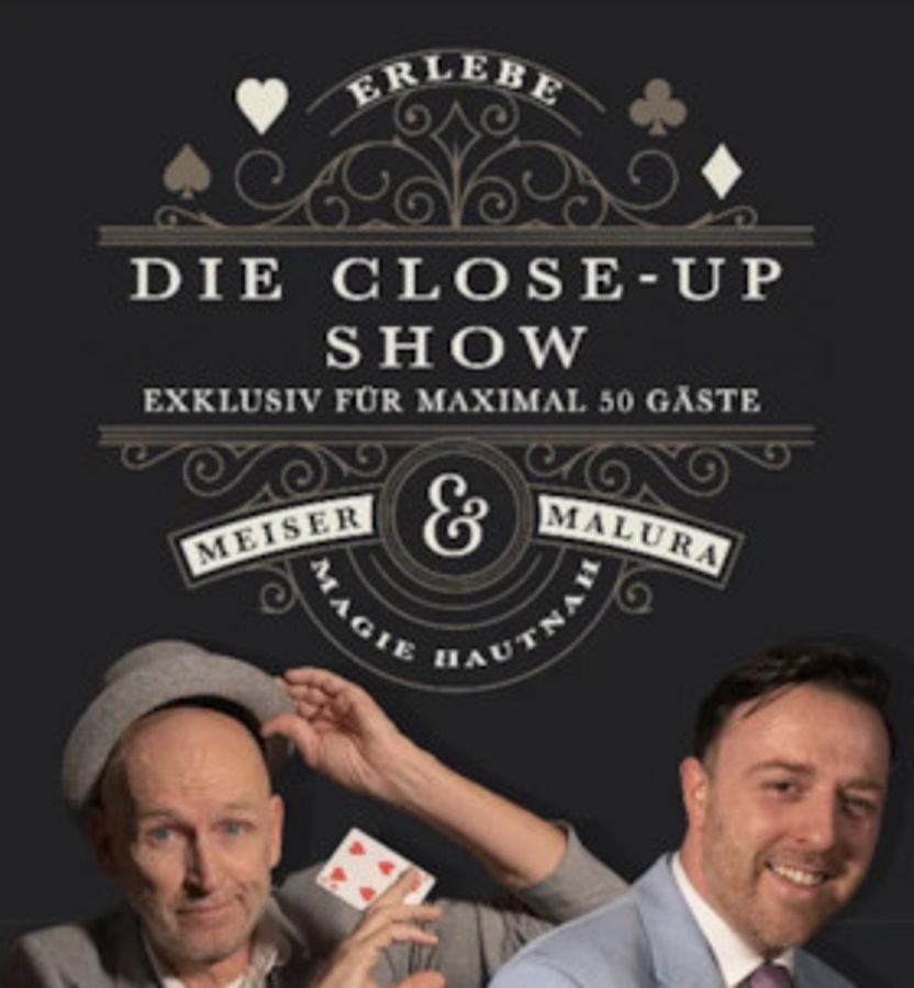 Titelbild der Veranstaltung Meiser & Malura - Die Close-Up Show