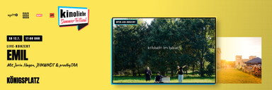 Emil — Open-Air-Konzert — Kinoliebe 2026 · LED