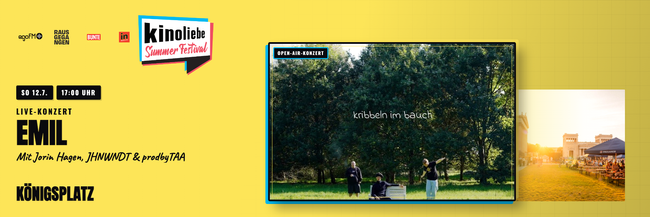 Emil — Open-Air-Konzert — Kinoliebe 2026 · LED
