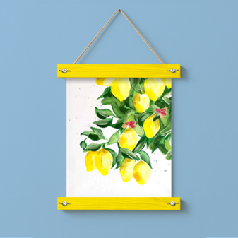 Paint and Frame: Zitronen