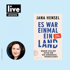 LESUNG: Jana Hensel