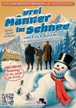 DREI MÄNNER IM SCHNEE