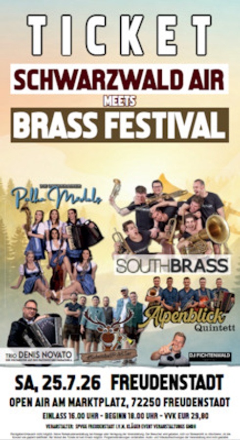 "Schwarzwald Air meets Brassfestival"