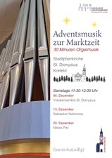 Adventsmusik zur Marktzeit