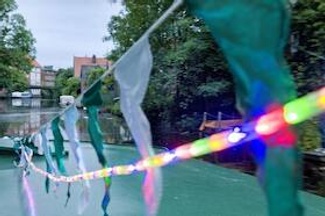 Lichterfahrt auf der Medem