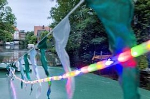 Lichterfahrt auf der Medem