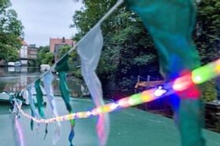 Lichterfahrt auf der Medem