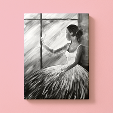 Monochrome Tänzerin