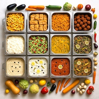 Vegan-vegetarisch: Mittagstisch mit Ronja